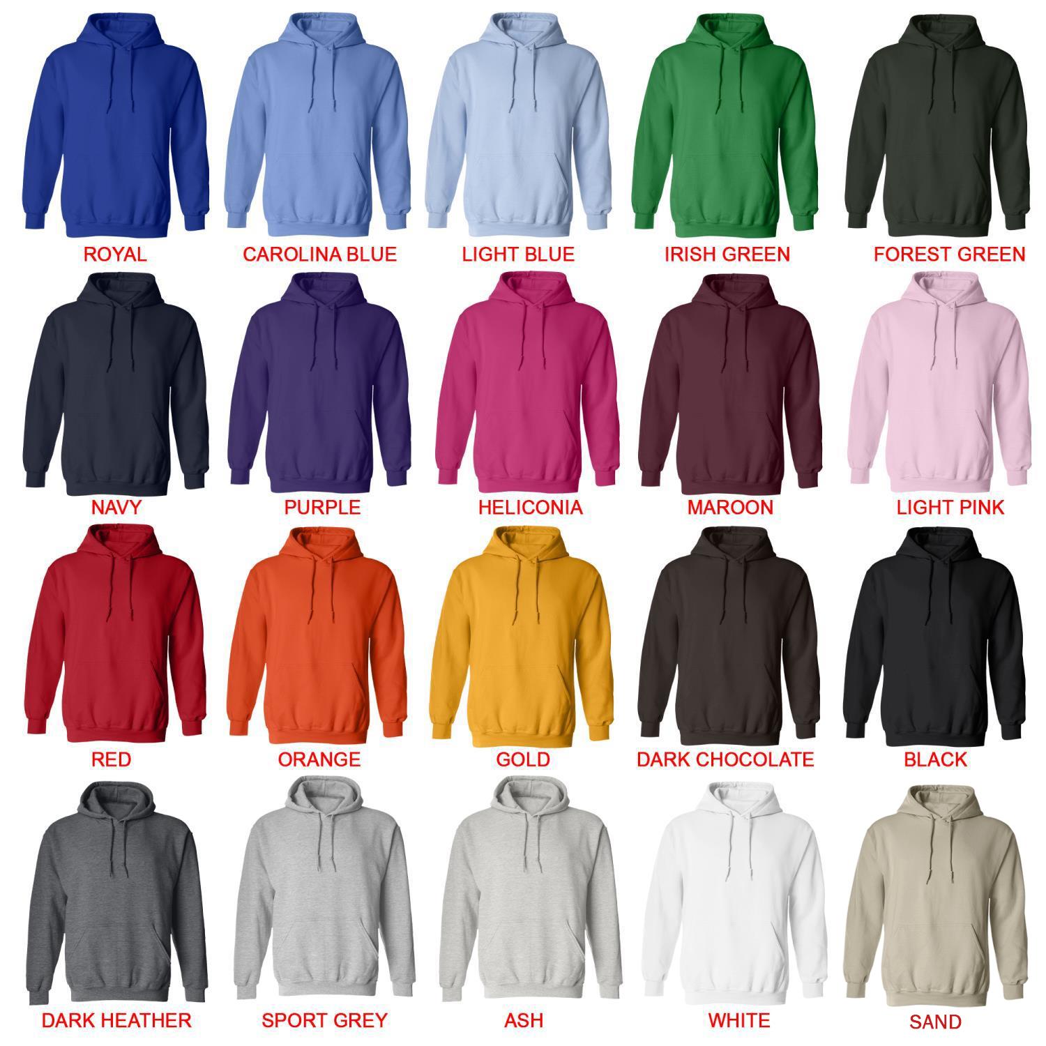 hoodie color chart - Pug Shop UK