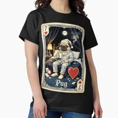 Pug Classic Illustration T-shirt