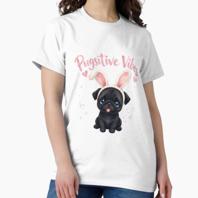 Pug Signature Design T-shirt