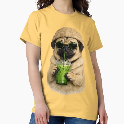 Pug Aesthetic Illustration T-shirt