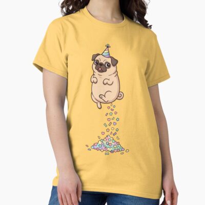 Pug Iconic Illustration T-shirt