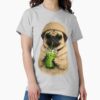 ssrcoclassic teewomens 02heather greyfrontproduct squarex1000 3 - Pug Shop UK