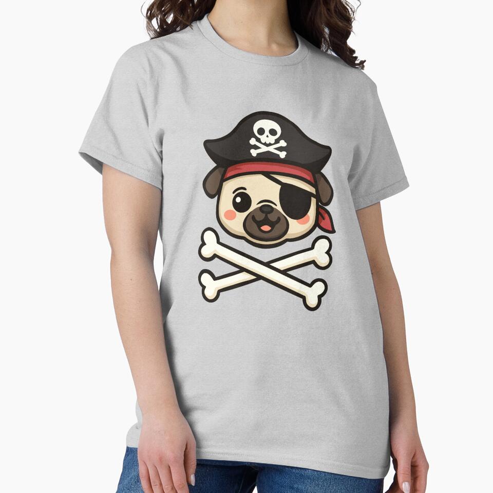 ssrcoclassic_teewomens_02heather_greyfrontproduct_squarex1000-5 ssrcoclassic teewomens 02heather greyfrontproduct squarex1000 5 - Pug Shop UK