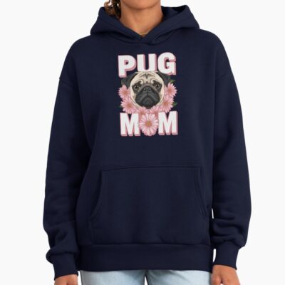 Pug Mum Timeless Artwork Hoodie