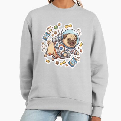 Pug Vintage Illustration Sweatshirt