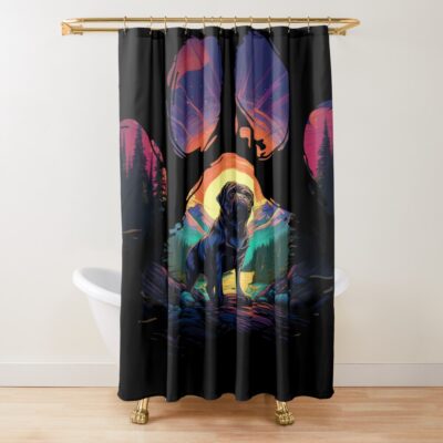 Pug Classic Artwork Shower Curtain