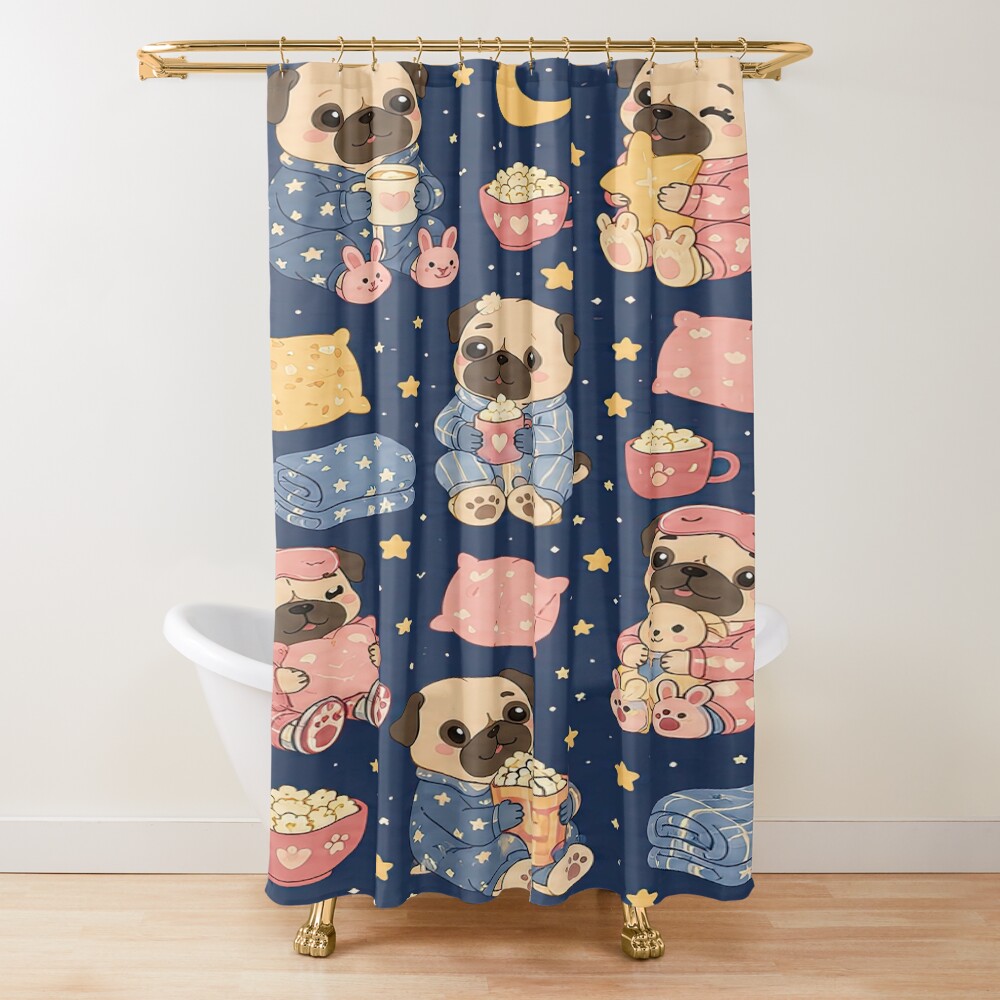 urshower_curtain_closedsquare1000x1000.1 - Pug Shop UK
